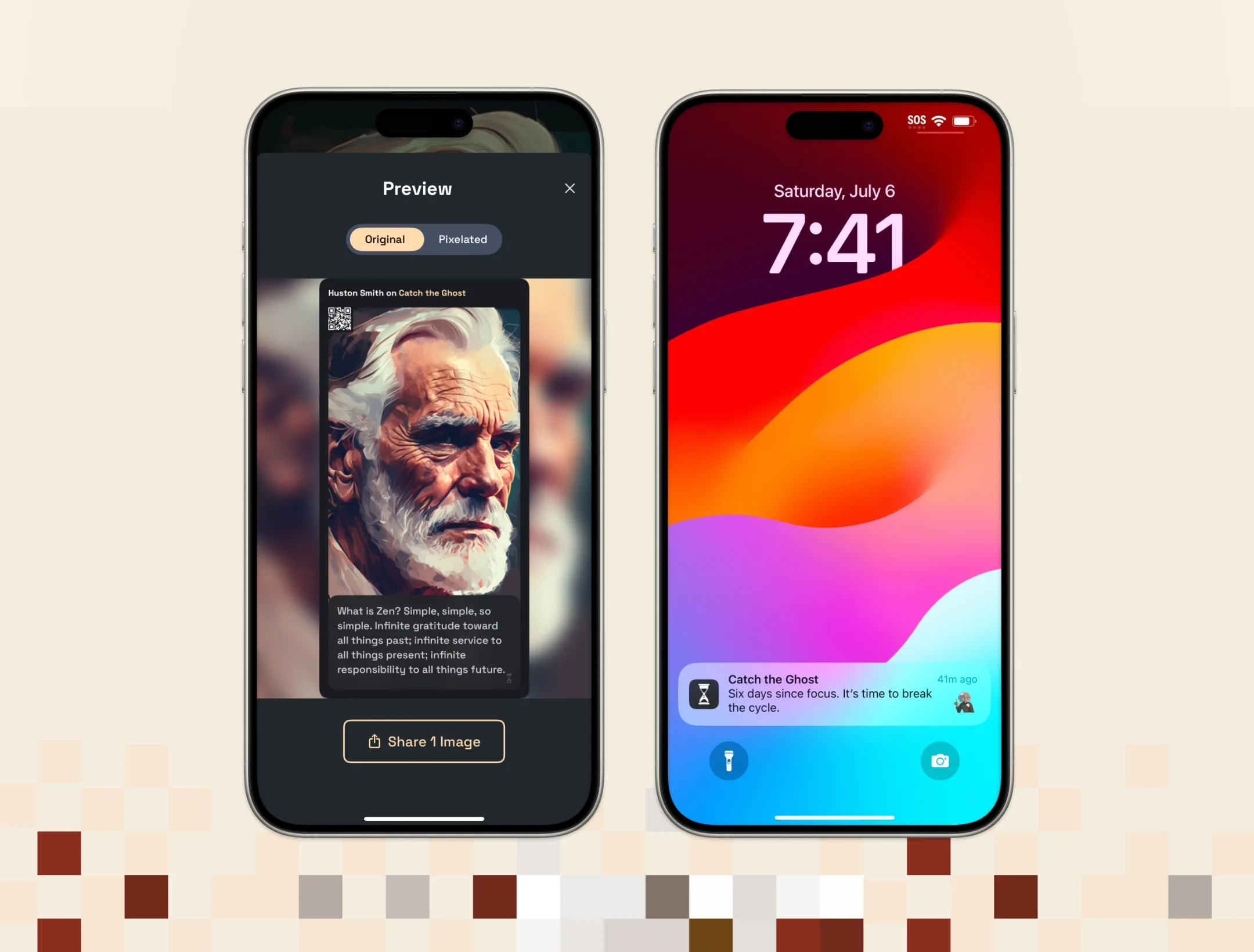 Catch the Ghost 1.2 release announcement art.